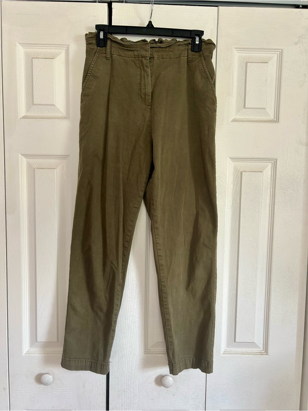Cotton On Olive Green Chinos - High Waist Tapered